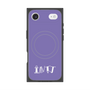 プレミアムスクエアケース with MagSafe［ オリジナル - INTJ 建築家 - アルファベット - パープル ］