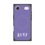 プレミアムスクエアケース with MagSafe［ オリジナル - INTJ 建築家 - アルファベット - パープル ］