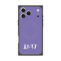 プレミアムスクエアケース with MagSafe［ オリジナル - INTJ 建築家 - アルファベット - パープル ］