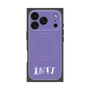 プレミアムスクエアケース with MagSafe［ オリジナル - INTJ 建築家 - アルファベット - パープル ］