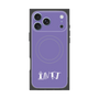 プレミアムスクエアケース with MagSafe［ オリジナル - INTJ 建築家 - アルファベット - パープル ］