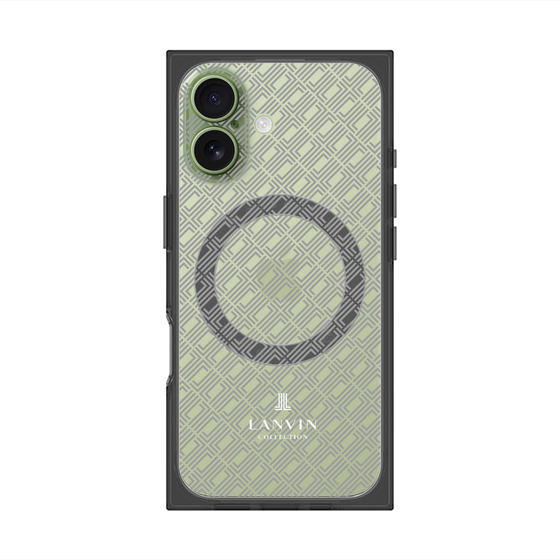 プレミアムスクエアケース with MagSafe［ LANVIN COLLECTION - ロゴパターン ］