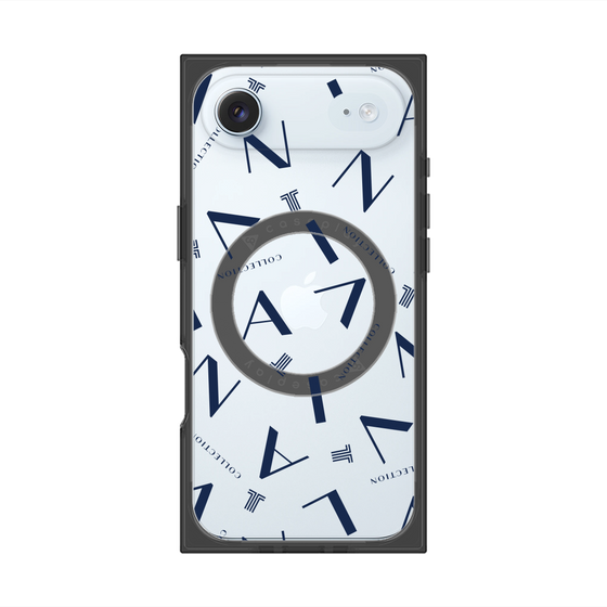 プレミアムスクエアケース with MagSafe［ LANVIN COLLECTION - タイポグラフィ ］