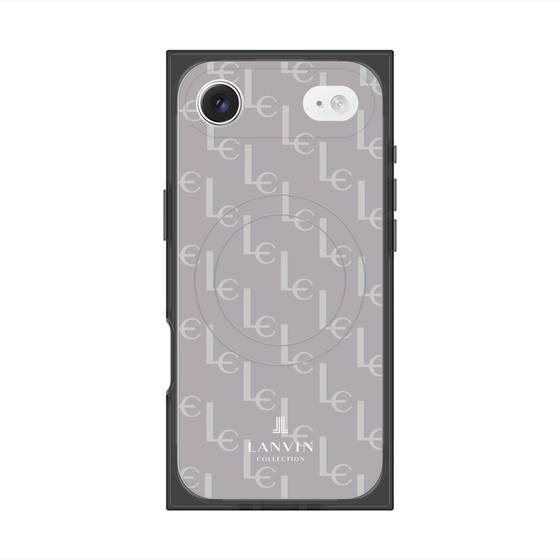 プレミアムスクエアケース with MagSafe［ LANVIN COLLECTION - ジオメトリック - ライラック ］