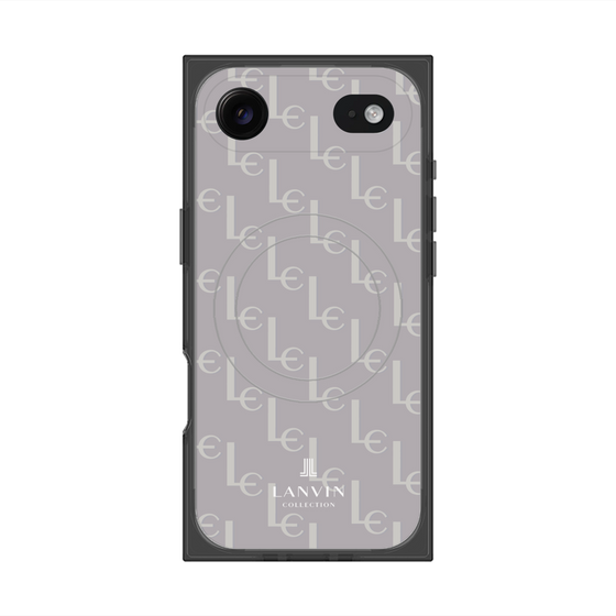 プレミアムスクエアケース with MagSafe［ LANVIN COLLECTION - ジオメトリック - ライラック ］