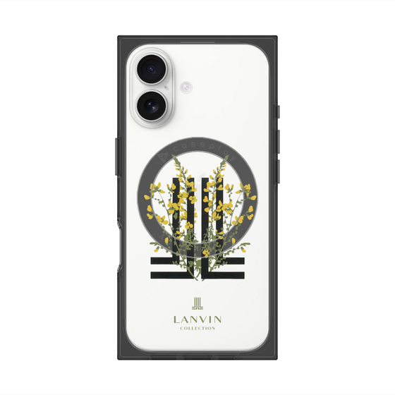 プレミアムスクエアケース with MagSafe［ LANVIN COLLECTION - フラワー ］