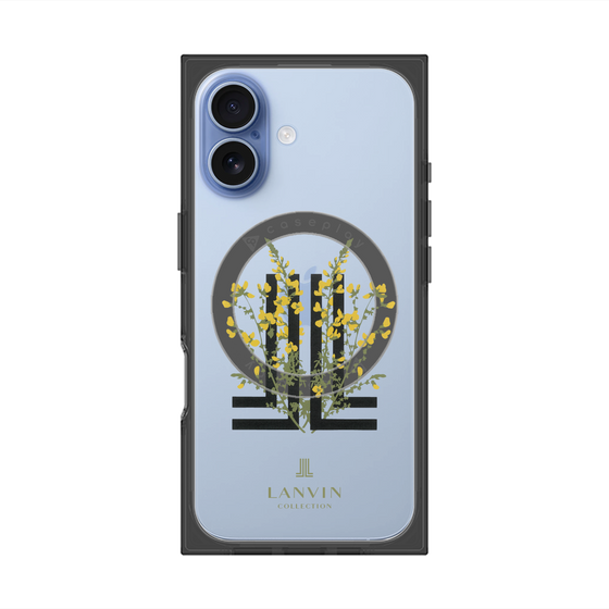 プレミアムスクエアケース with MagSafe［ LANVIN COLLECTION - フラワー ］