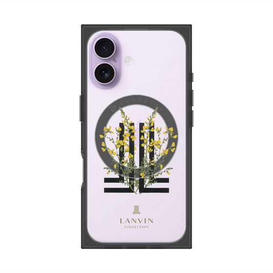 プレミアムスクエアケース with MagSafe［ LANVIN COLLECTION - フラワー ］