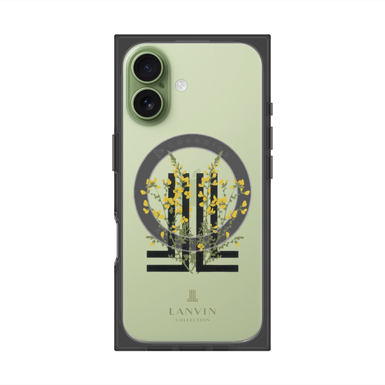 プレミアムスクエアケース with MagSafe［ LANVIN COLLECTION - フラワー ］