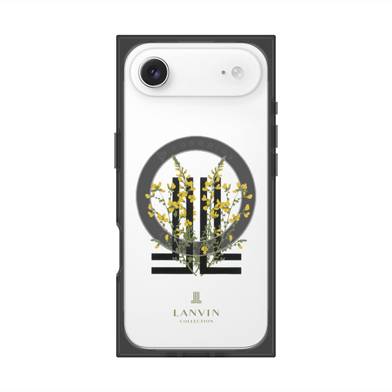プレミアムスクエアケース with MagSafe［ LANVIN COLLECTION - フラワー ］