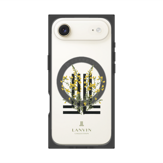 プレミアムスクエアケース with MagSafe［ LANVIN COLLECTION - フラワー ］