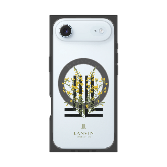 プレミアムスクエアケース with MagSafe［ LANVIN COLLECTION - フラワー ］