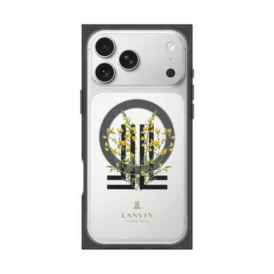 プレミアムスクエアケース with MagSafe［ LANVIN COLLECTION - フラワー ］