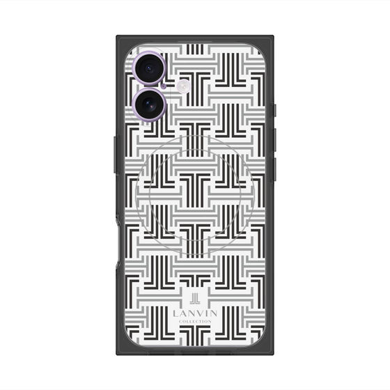プレミアムスクエアケース with MagSafe［ LANVIN COLLECTION - モノグラム ］