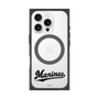 プレミアムスクエアケース with MagSafe［ 千葉ロッテマリーンズ - ワードロゴ - クリア ］