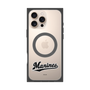 プレミアムスクエアケース with MagSafe［ 千葉ロッテマリーンズ - ワードロゴ - クリア ］