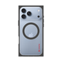 プレミアムスクエアケース with MagSafe［ オリジナル - caseplayロゴ - レッド/B ］