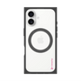 プレミアムスクエアケース with MagSafe［ オリジナル - caseplayロゴ - ピンク/B ］