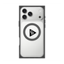 プレミアムスクエアケース with MagSafe［ オリジナル - caseplayロゴ - ブラック/C ］