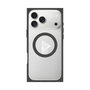 プレミアムスクエアケース with MagSafe［ オリジナル - caseplayロゴ - ホワイト/C ］