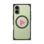 プレミアムスクエアケース with MagSafe［ オリジナル - caseplayロゴ - ピンク/C ］