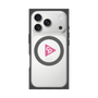 プレミアムスクエアケース with MagSafe［ オリジナル - caseplayロゴ - ピンク/C ］