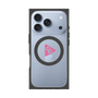 プレミアムスクエアケース with MagSafe［ オリジナル - caseplayロゴ - ピンク/C ］
