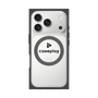 プレミアムスクエアケース with MagSafe［ オリジナル - caseplayロゴ - ブラック/D ］