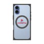 プレミアムスクエアケース with MagSafe［ オリジナル - caseplayロゴ - レッド/D ］