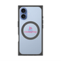 プレミアムスクエアケース with MagSafe［ オリジナル - caseplayロゴ - ピンク/D ］
