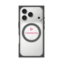 プレミアムスクエアケース with MagSafe［ オリジナル - caseplayロゴ - ピンク/D ］