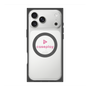 プレミアムスクエアケース with MagSafe［ オリジナル - caseplayロゴ - ピンク/D ］