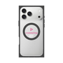 プレミアムスクエアケース with MagSafe［ オリジナル - caseplayロゴ - ピンク/D ］