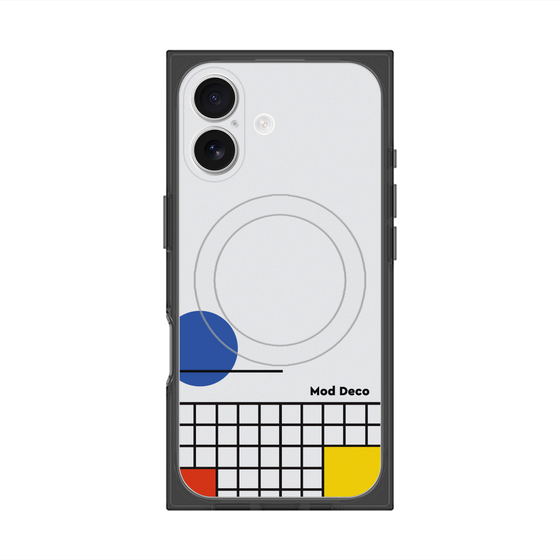 プレミアムスクエアケース with MagSafe［ Mod Deco - オリジナル - レトロ ］
