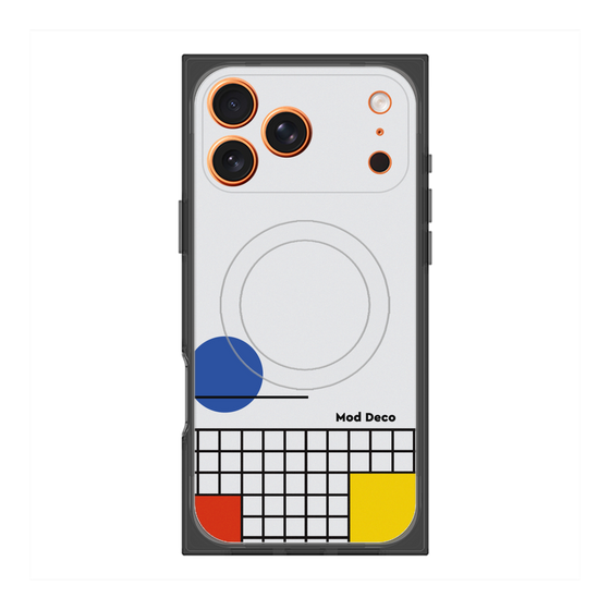 プレミアムスクエアケース with MagSafe［ Mod Deco - オリジナル - レトロ ］
