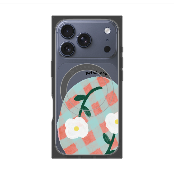 プレミアムスクエアケース with MagSafe［ Mod Deco - オリジナル - フラワー/D ］