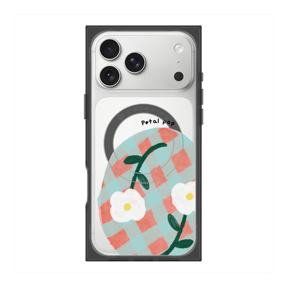 プレミアムスクエアケース with MagSafe［ Mod Deco - オリジナル - フラワー/D ］