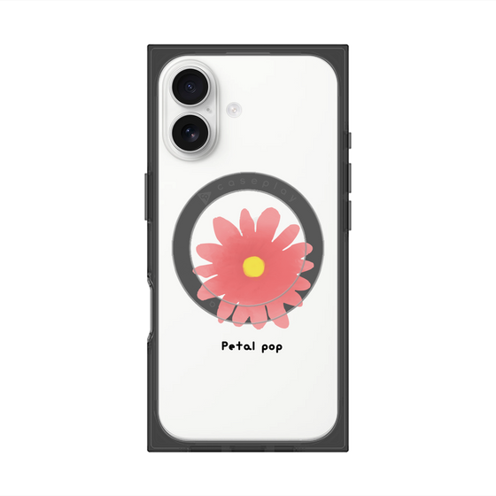 プレミアムスクエアケース with MagSafe［ Mod Deco - オリジナル - フラワー/E ］