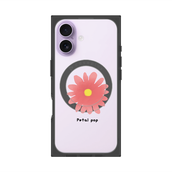 プレミアムスクエアケース with MagSafe［ Mod Deco - オリジナル - フラワー/E ］