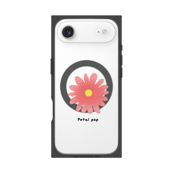 プレミアムスクエアケース with MagSafe［ Mod Deco - オリジナル - フラワー/E ］