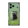 プレミアムスクエアケース with MagSafe［ Green Future Project - Black-mantled Tamarin ］