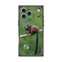 プレミアムスクエアケース with MagSafe［ Green Future Project - Saddle-backTamarin ］