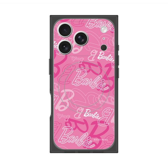 プレミアムスクエアケース with MagSafe［ Barbie - ロゴパターン1 ］