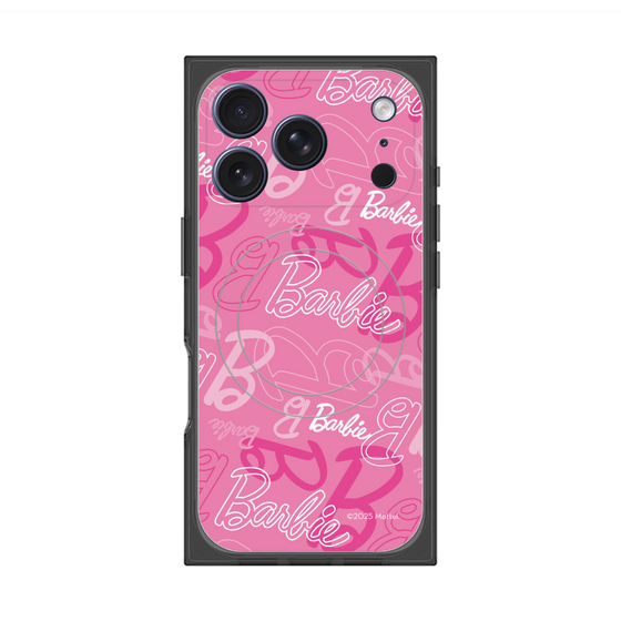 プレミアムスクエアケース with MagSafe［ Barbie - ロゴパターン1 ］