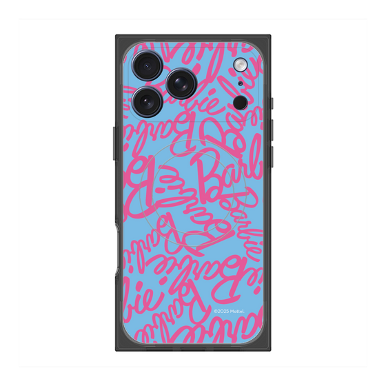 プレミアムスクエアケース with MagSafe［ Barbie - ロゴパターン2 ］