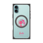 プレミアムスクエアケース with MagSafe［ Barbie - ロゴ ］
