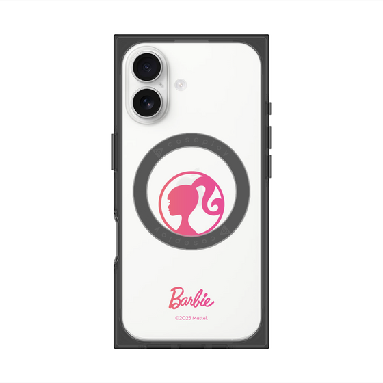 プレミアムスクエアケース with MagSafe［ Barbie - ロゴ ］