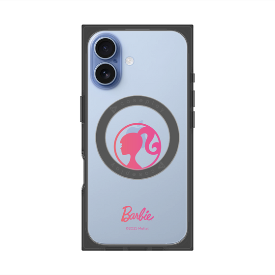 プレミアムスクエアケース with MagSafe［ Barbie - ロゴ ］