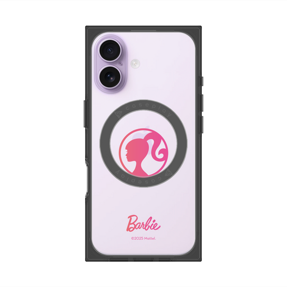 プレミアムスクエアケース with MagSafe［ Barbie - ロゴ ］