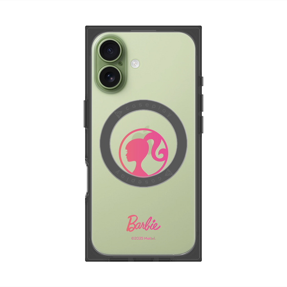 プレミアムスクエアケース with MagSafe［ Barbie - ロゴ ］